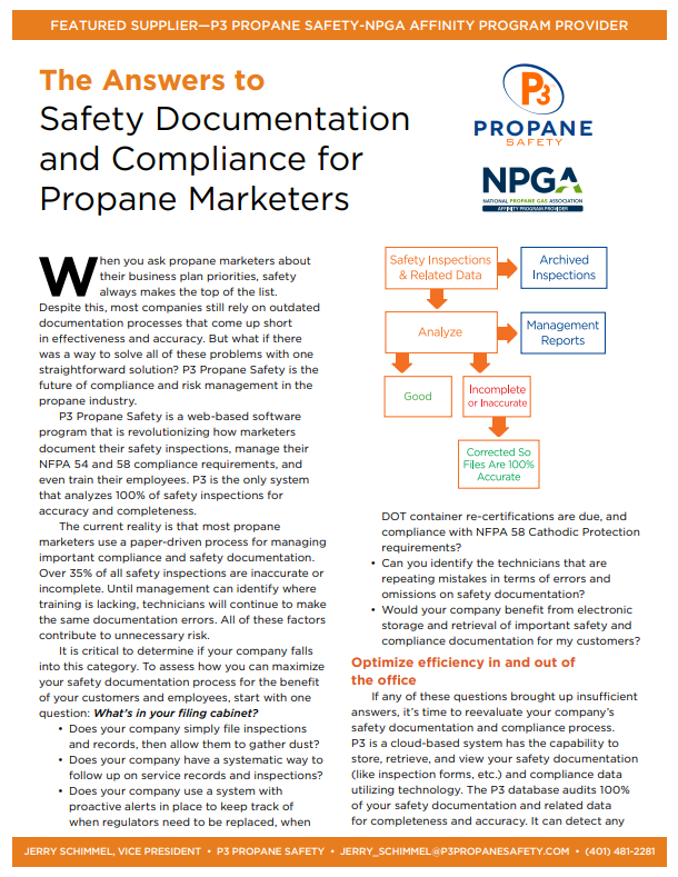 Safety Documentation and Compliance for Propane