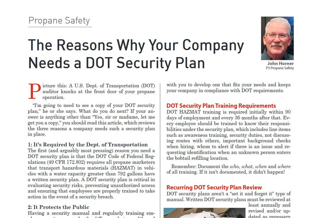 The Reasons Why Your Company Needs a DOT Security Plan